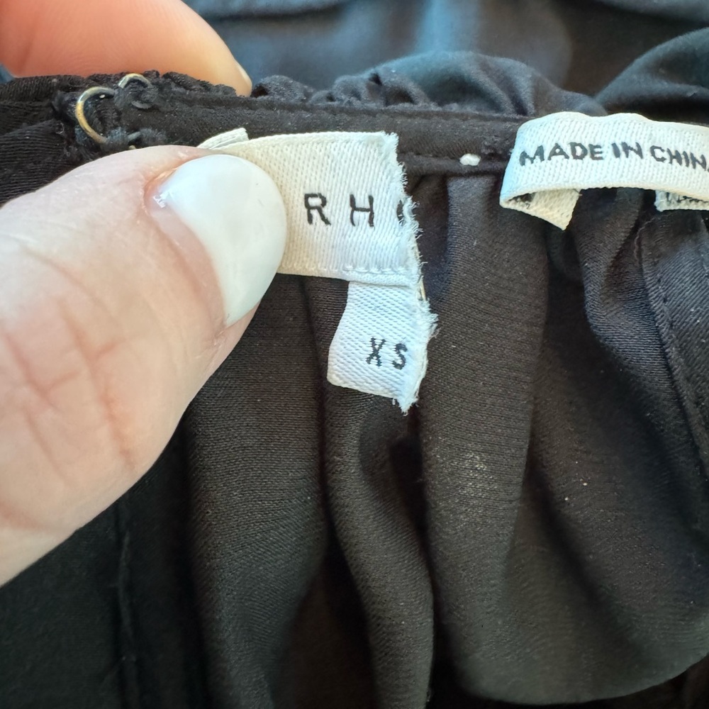 RHODE Black Mock Neck Tent Dress | Size: XS - Picture 8 of 8